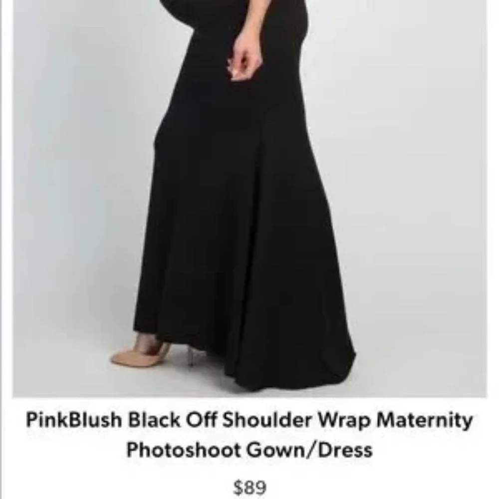 PinkBlush off the shoulder sweetheart mermaid maxi - Picture 5 of 9